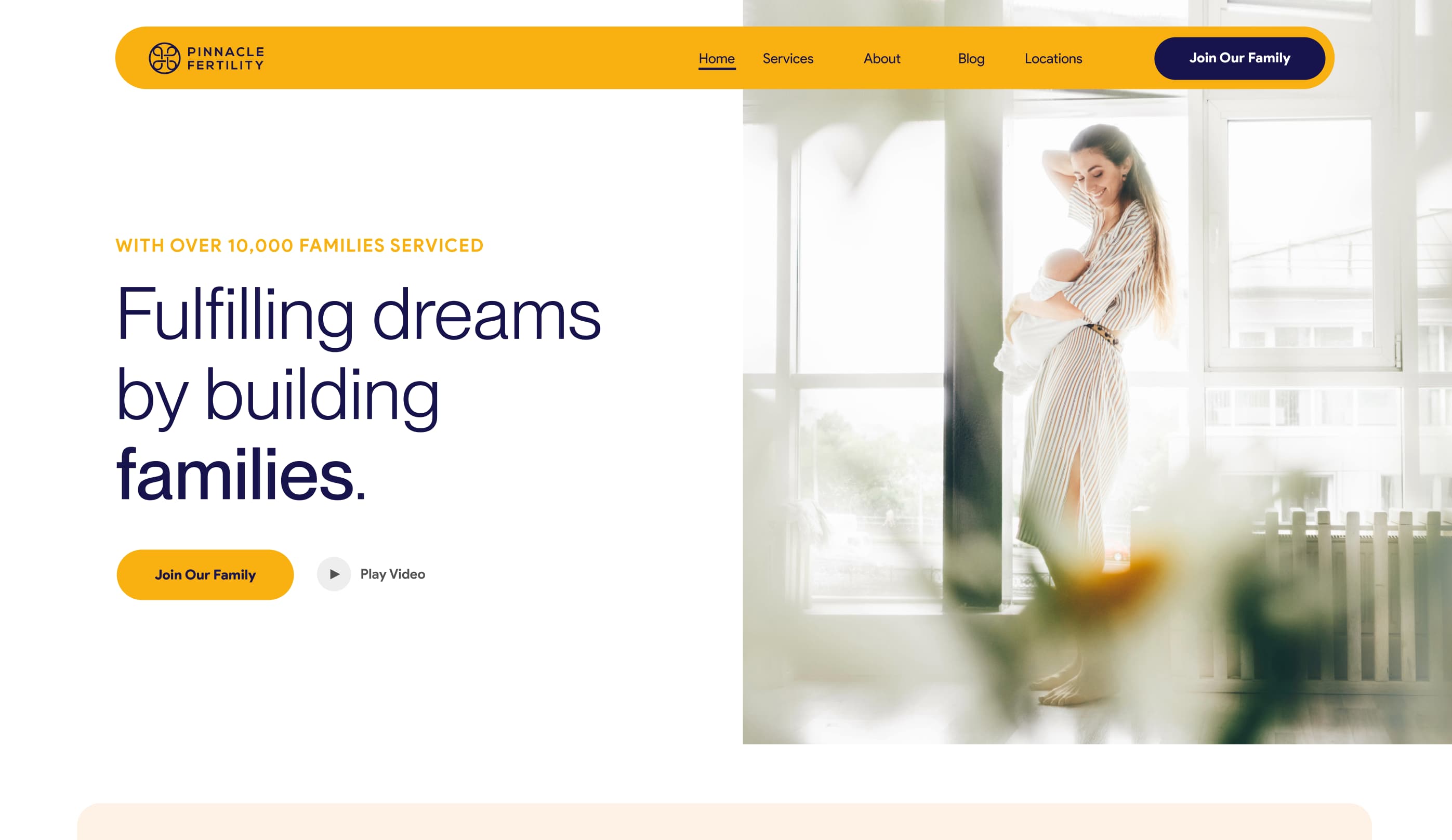 Pinnacle Fertility website preview